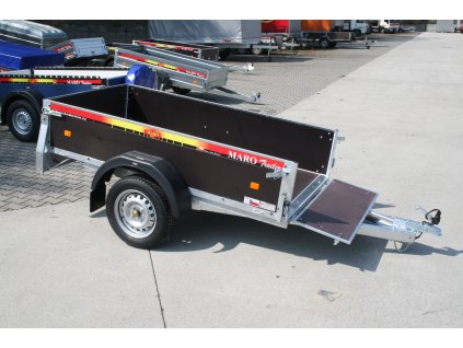 Jednoosý nebržděný přívěs MARO 03 PRK N1 750 kg 2060x1110 mm + POČ