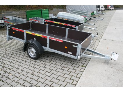 Jednoosý nebržděný přívěs MARO 00 PRK N1 750 kg 2960x1460 mm + POČ