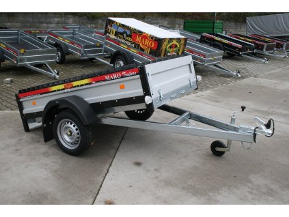 Jednoosý sklopný přívěs ALU PROFI 06 S N1 750 kg 2410x1260 mm