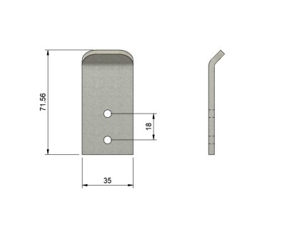 Protikus zb06 lehce zahnutý