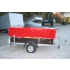 Jednoosý nebrzděný přívěs MARO 06 PRK N1 750 kg 2410x1260x900 mm s výklopnou plachtou