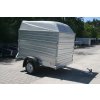 Jednoosý nebrzděný přívěs MARO Z 05 N1 750 kg 2060x1260x1600 mm + 2x nástavec bočnic a víkem