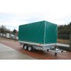 Třístranný sklápěcí přívěs TIPPER 2 B2 2700 kg 3300x1760x2150 mm, elektrická pumpa a Celní plachta 1800 mm