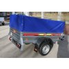 Jednoosý nebrzděný přívěs MARO Z 01 N1 750 kg 1860x1110x900 mm, s výklopnou plachtou