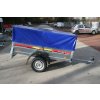 Jednoosý nebrzděný přívěs MARO Z 02  N1 750 kg 1560x1110x900 mm, s výklopnou plachtou
