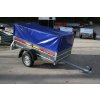 Jednoosý nebrzděný přívěs MARO Z 02  N1 750 kg 1560x1110x900 mm, s výklopnou plachtou