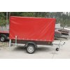 Jednoosý nebrzděný přívěs MARO 05 PRK N1 750 kg 2060x1260x1300 mm s celní plachtou + POČ