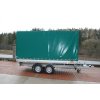Třístranný sklápěcí přívěs TIPPER 2 B2 3500 kg 3300x1760x2150 mm, elektrická pumpa a Celní plachta 1800 mm