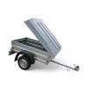 Jednoosý nebrzděný přívěs MARO Z 02 N1 750 kg 1560x1110x600 mm, s víkem