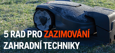 Zazimujte zahradní techniku jako profík
