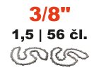 Pilové řetězy 3/8" 1,5 mm, 56 článků