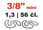 Pilové řetězy 3/8" mini 1,3 mm, 56 článků