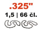 Pilové řetězy .325" 1,5 mm, 66 článků