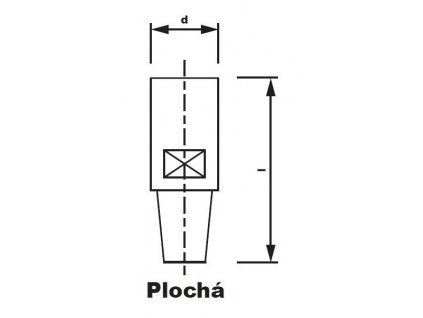 Bodová elektroda TECNA 3724 (pr.16) plochá