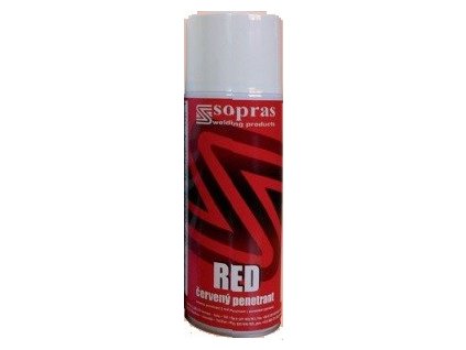Spray detekční - penetrace červená