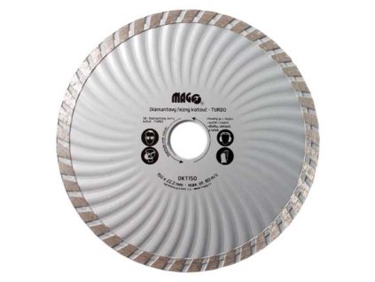 Diamantový kotouč MAGG TURBO 150x22,2mm