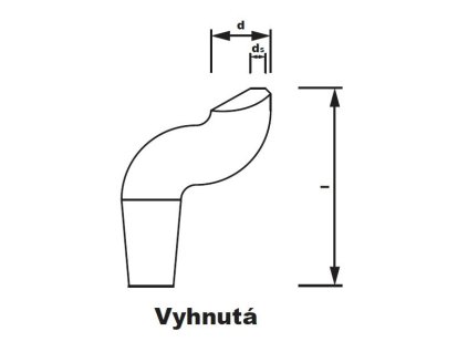 Bodová elektroda TECNA 4723 (pr.20) vyhnutá