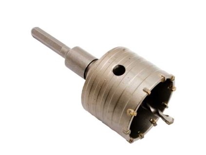 Příklepová vrtací korunka MAGG pr.75mm se stopkou 110mm šestihran