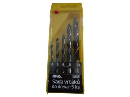 Sada vrtáků do dřeva MAGG 5ks (4,5,6,8,10 mm)