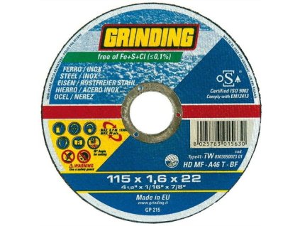 Kotouč řezný Grinding TW230x1.9x22.2HD-MF ocel, nerez, rovný