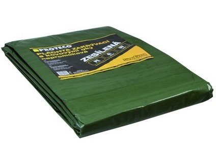 Plachta PROTECO 4x5m zesílená nepromokavá s oky