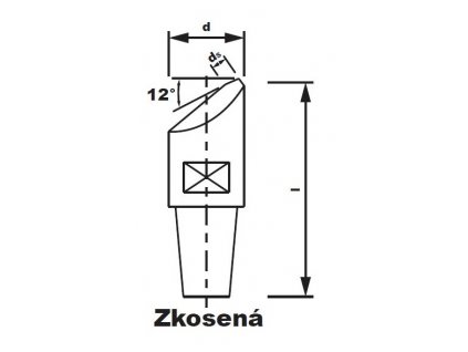 Bodová elektroda TECNA 4722 (pr.20) šikmá