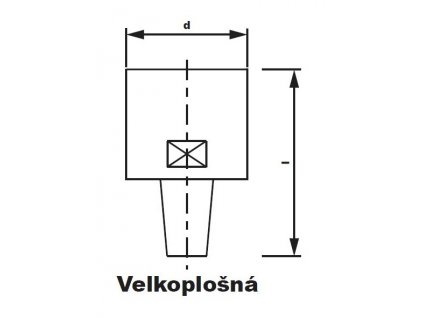 Bodová elektroda TECNA 8704 (pr.35) velkoplošná