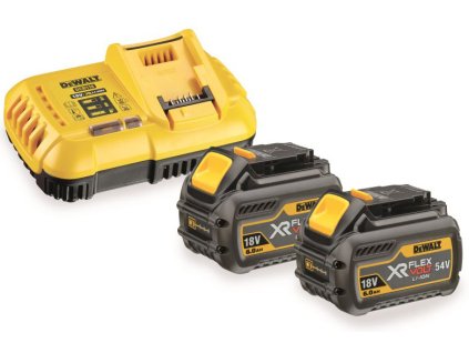 Nabíječka DeWALT DCB118 T2 XR FLEXVOLT + 2x akumulátor FLEXVOLT Li-Ion 6,0Ah