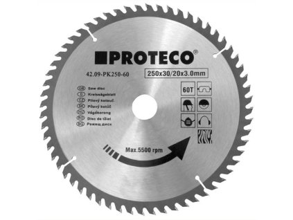 Pilový kotouč PROTECO SK 185x2.2x30 60z + redukce 30/20 mm