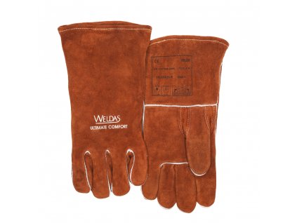Svářečské rukavice WELDAS 10-2392, hnědé