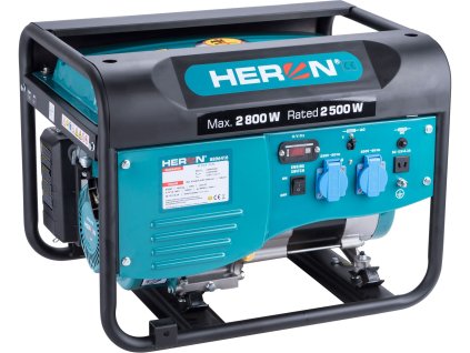 Elektrocentrála HERON benzínová 5,5kW/13HP, pro svařování, podvozek