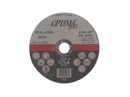 Kotouč OPTIMA řez.ocel.OPTprofi 180x3