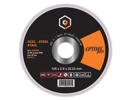Kotouč řez. ocel.OPTprofi 125x2,0