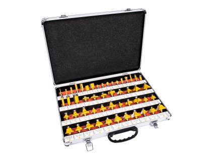 Sada fréz STAVTOOL na dřevo 8mm (kazeta 50ks)