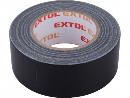 Páska lepící textilní/univerz. 50mmx50m,tl.18mm černá