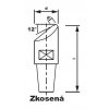 Bodová elektroda TECNA 3722 (pr.16) šikmá