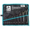 Sada klíčů GK TOOL plochých 6-32 mm 10 dílů textil.obal