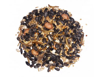 krmítková směs s arašídy a hmyzem