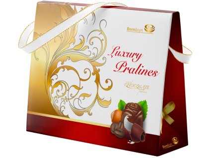 10067 Kabelka Luxury Pralines 150g mléčné čokoládové pralinky plněné lískooříškovým krémem 150g