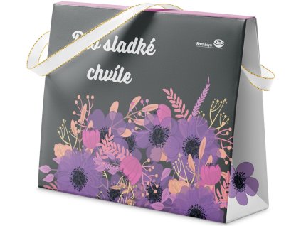 10068 Kabelka Pro sladké chvíle 150g hořké čokoládové pralinky plněné kakaovým krémem 150g stiny