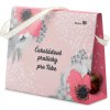 10064 kabelka Čokoládové pralinky pro Tebe 150g mléčné čokoládové pralinky plněné lískooříškovým krémem 150g stiny