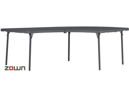 Skládací stůl čtvrtkruh 91 cm (výseč)