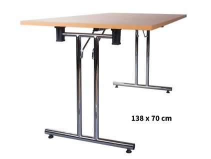 Skládací konferenční stůl 138x70 cm