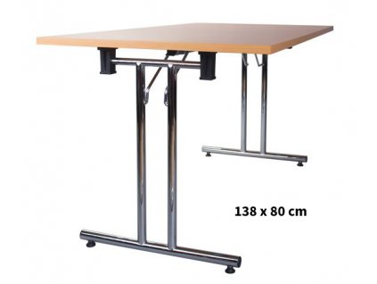 Skládací konferenční stůl 138x80 cm