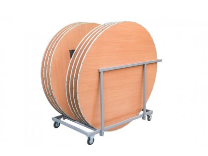 Transportní vozík na kulaté banketové stoly