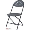 Skládací židle Alexandra tmavě šedá