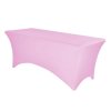 elasticky potah na hranaty stul 183x76 ruzovy