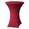 Elastický potah na koktejlový stůl bordó