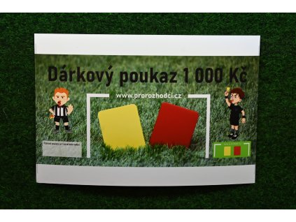 dárkový poukaz 1000 Kč