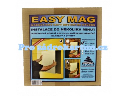 Magnetická plechová revizní dvířka EASY MAG (Velikost yyyxzzz)